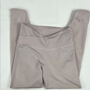 Nike Workout Dri‎ Fit Pink Tulip Waist & Hem Athletic Yoga Gym Leggings Size S